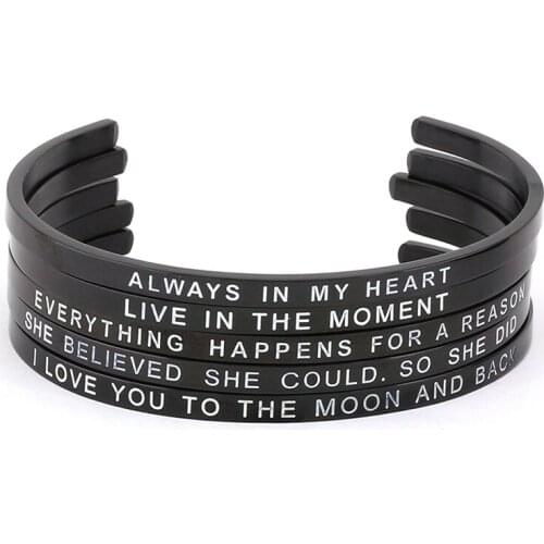 URSJEWELRY Black Bracelets