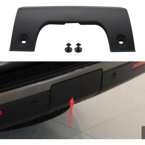 Rear Bumper Tow Towing Cover Eye Hook Cover With Trim Clips Replacement for Land Rover Discovery 3 & 4
