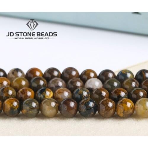 Gemstone Factory Natural Tiger Eye Gemstone Loose Beads Fashion HandMade Ornament For Man Jewelry Making