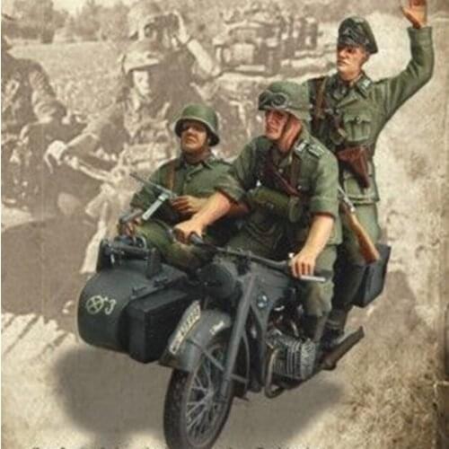 1/35 Resin Figure Model Kit Unassambled Unpainted 00828(NO CAR)