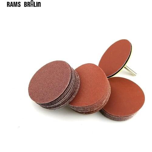 1 piece 3" Drill Nozzle Sandpaper Holder + 60 pieces Wet Sanding Disc P80 P180 P320
