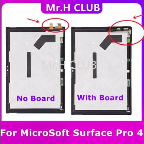 12.3'' LCD Display For MicroSoft Surface Pro 4 1724 Touch Screen Digitizer Assembly For Microsoft Pro 4 LCD Replacement W/Board