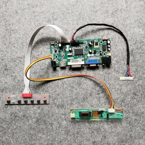 1CCFL DIY kit LCD monitor controller board 1280*800 LVDS 30 Pin Fit LTN154X1/LTN154X3/LTN154XA matrix M.NT68676 VGA+DVI