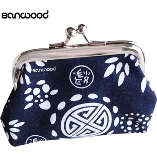 2016 Lady Ethnic Flower Wax Print Wallet Card Holder Coin Purse Clutch Handbag Bag
