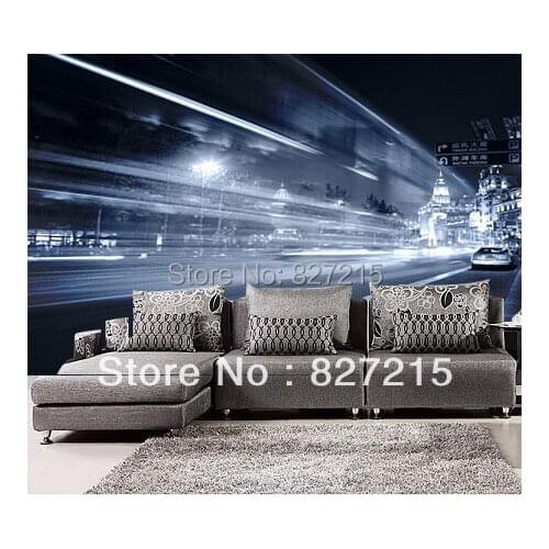 3D-0535/New Fashion Wall Decoration Material/PVC Material /Stretch Film/Beautiful Night Scene/Function as Wall Paper/Sustainable