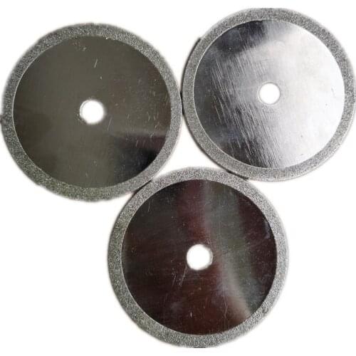 Diamond grinding disc glass cutting disc 80*1.2*10 hole double-sided diamond slice 3 inch slotted slice