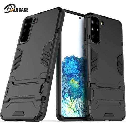 Holder Case For Samsung Galaxy S21 Plus Case S30 Ultra S20 FE S10 Lite Cover Protective Phone Bumper For Samsung S21 Plus Funda