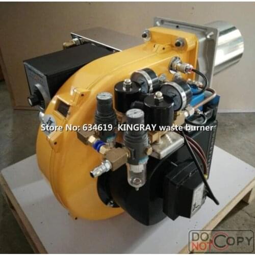 360kw double fire stage steam boiler use waste oil burner big power used oil heater used cooking diesel hydraulic oil burner