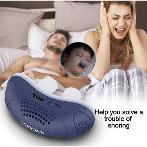 Electric Anti Snoring Device Aid Mini Device Stopper Nose Breathing Relieve Snoring Aid Anti Snoring For Better Sleep