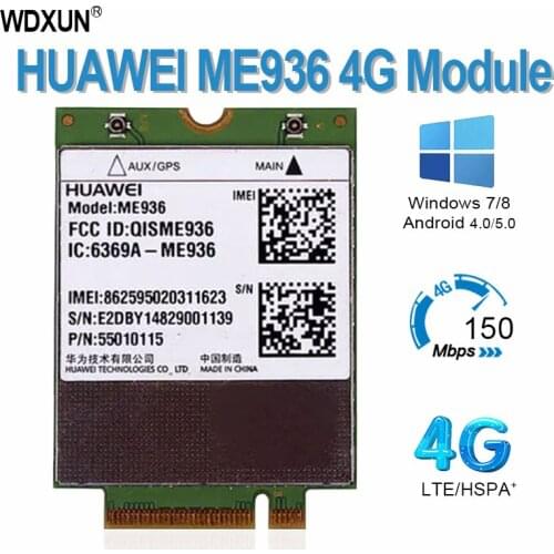 HUAWEI ME936 4G LTE WCDMA/HSDPA/HSUPA/HSPA+ GPRS/EDGE NGFF Modules Wireless 4G card ME936 VS ME906E