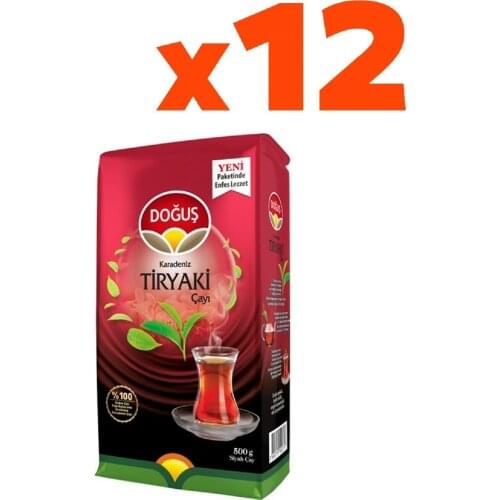 PERFECT WITH ITS WONDERFUL DRINK Dogus Tiryaki Tea 500 gr Set of 12 FREE SHİPPİNG