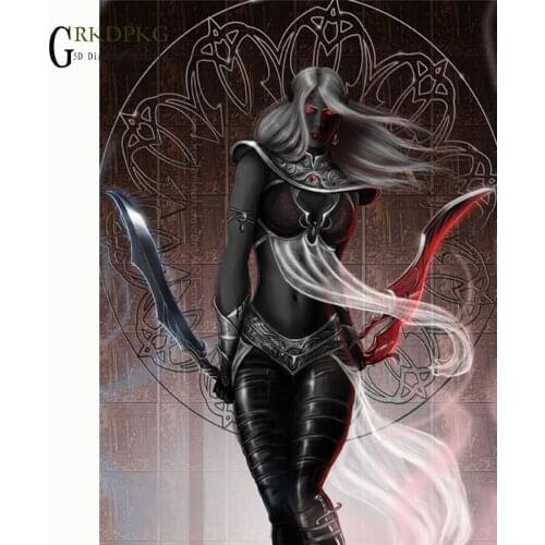 Assassin gift Diamond Painting Cross Stitch Embroidery Diamond Mosaic Picture Rhinestones Craft Needlework Wedding decoration