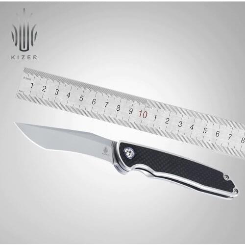 Kizer tactical knife Ki4510A2 Matanzas new titanium knife made by Nick Swan useful edc knife