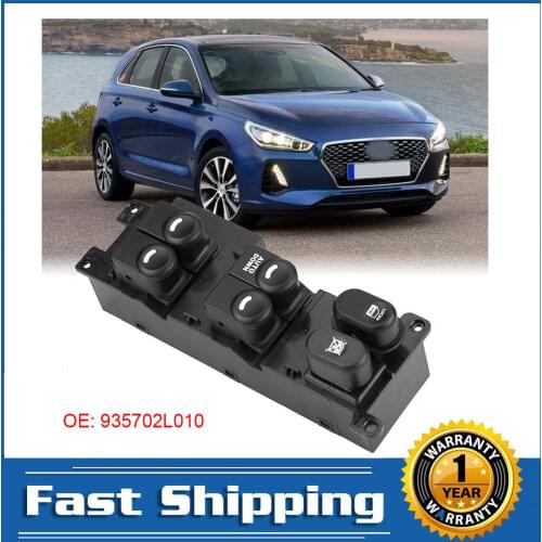 For Hyundai i30 i30cw 2008-2011 Electric Power Window Master Control Switch Regulator Button LHD Console Left Side 93570-2L010