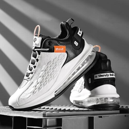 Fashion Air Cushion Running Shoes for Men Damping Mens Sneakers Comfortable Sports Jogging Footwear Outdoor Walking Trainers