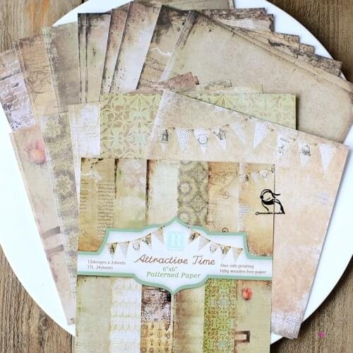 Junk Journal Vintage Material Paper DIY scrapbooking base collage gift packaging photo props decoration material paper