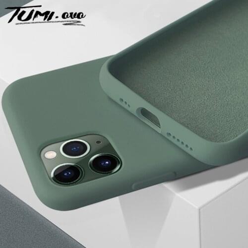 New Color Rubber Case For iPhone 7 8 6 6S Plus Original Liquid Silicone Cover Candy Color Coque For iPhone X XS 11 Pro Max XR