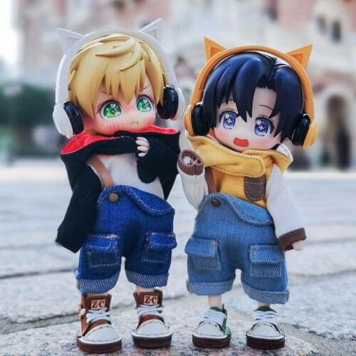 Ob11 baby clothes ruffian little cowboy bodyguard belt pants Molly baby clothes 12 points BJD GSC body