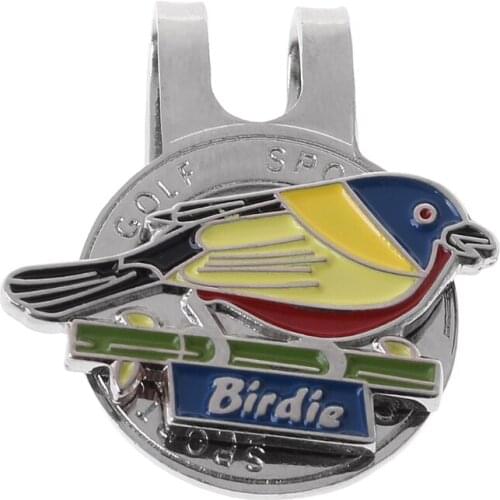 Personalized Bird Golf Ball Marker With Magnetic Hat Clip Clamp Accessories Gift