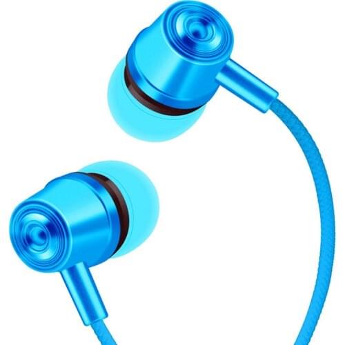 1pcs In-Ear Wired Earphone Hifi Stereo Earbuds Bass 3.5mm Earphone with Mic Sports Music Headset Universal for Mobile Phone