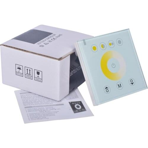 DIY home lighting Color Temperature LED Touch switch Panel Controller led dimmer for DC12V-24V LED strip lights