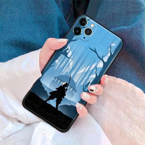 Tanjiro with mask art design manga silicone Phone Case FOR iPhone Se 6 6s 7 8 Plus X Xr Xs 11 12 Mini Pro Max Glass Cover Shell