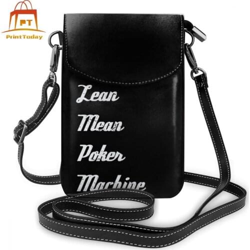 Poker Shoulder Bag Poker Leather Bag Teen Crossbody Women Bags Print Multi Function Travel Mini Womens Purse