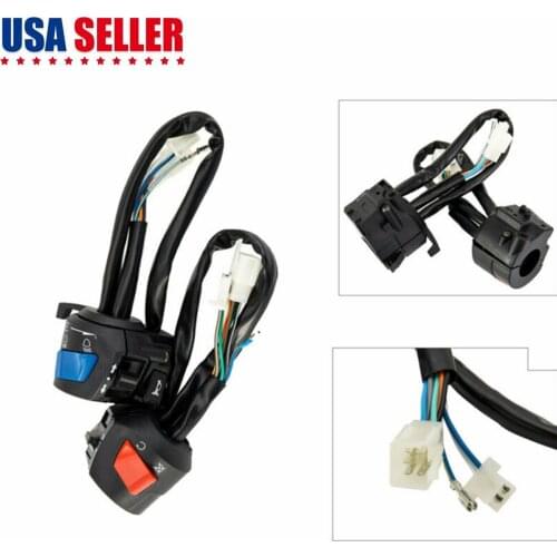 Universal DC 12V 22mm diameter PVC handlebars Motorcycle Handlebar Switch Horn Light On/Off Control Switch