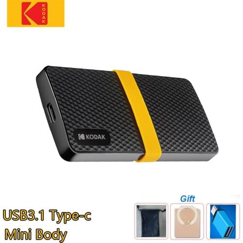Kodak USB3.1 Type-c Portable ssd 1tb external hard drive 512GB Gen 2 SSD Hard Drive 256GB Solid state drive for Laptop Macbook