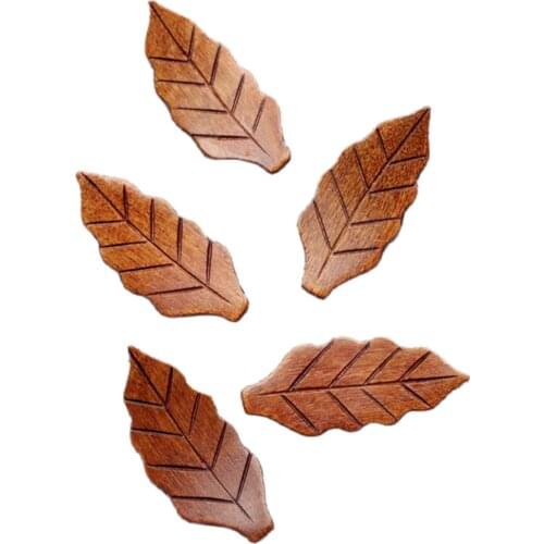 1pc Leaf Wood Chopsticks Holder Stand Chopstick Rack Pillow Care Rest Kitchen Art Craft Tableware