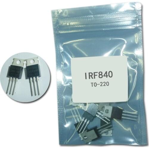 10pcs/lot IRF840 IRF840PBF MOSFET N-Chan 500V 8.0 Amp TO-220 new original
