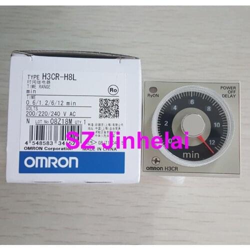 OMRON H3CR-H8L Authentic original Time relay DC24V 200-240VAC POWER OFF DELAY TIMER S/M