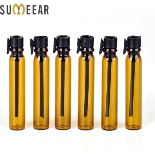 100Piece/Lot 2ml Brown Glass Perfume Dropper Bottle For Essential Oils Empty Perfume Bottles Travel Container Amber Glass Bottle