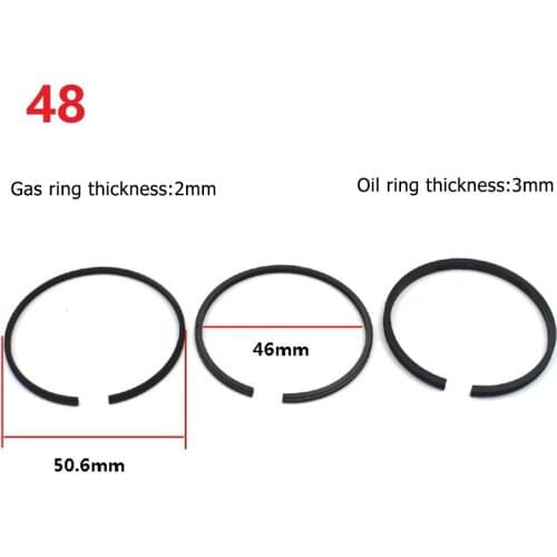 3pcs Air Compressor Piston Rings For Cylinder Diameter 42mm 47mm 48mm 51mm 52mm 65mm Air Pumps Accessories