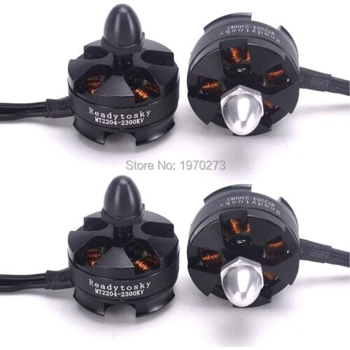 4pcs/lot MT2204 2204 2300KV CW/CCW Brushless Motor For Mini QAV-X 214 250 280MM Quadcopter
