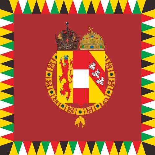 Austria-Hungary Imperial Flag (1915-1918) 120X120cm (4x4FT) 120g 100D Polyester Double Stitched High Quality Free Shipping