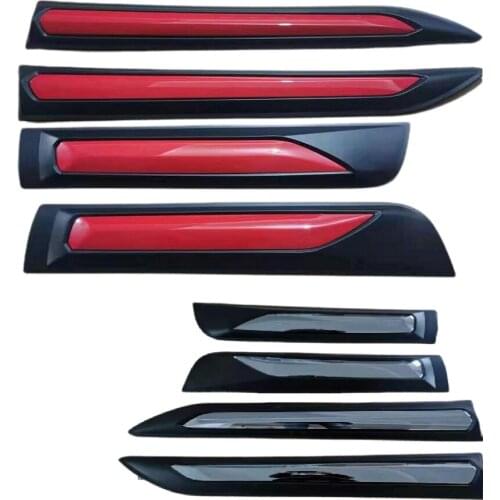 Auto Exterior Acessories Fit For Toyota Hilux Revo Rocco V6 Surf 2015-2021 4Door Trims Plate Cover Covers Pickup Car Parts