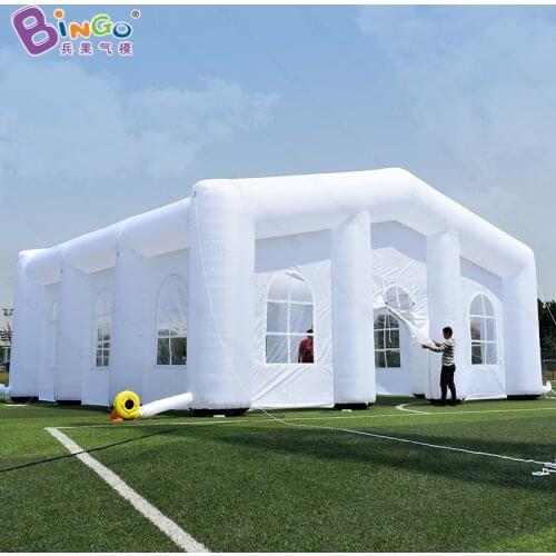 Free Shipping white inflatable tent 33X33ft oxford nylon fabric inflated wedding party tent