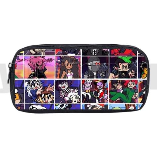 3D Anime Friday Night Funkin Cosmetic Cases Fnf Game Makeup Box Bags Pencil Case School Supplies Stationery Zipper Storage Pouch