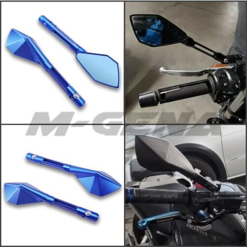 CNC ALUMINUM custom motorcycle rearview Side mirrors 8mm 10mm For Z750 Z1000 NINJA250 R1 R6 FZ6 FZ1 FZ8 XJ6N MT10 MT09 MT07 MT03