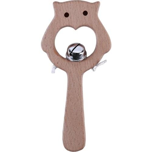 Baby Care Wooden Teether Crochet Teething Baby Teething Bar Baby Rattles