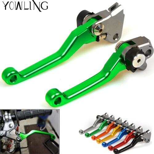 FOR Kawasaki KX65 KX85 KX80 2010 2011 2012 2013 2014 2015 2016 2017 2018 Pit bike Pivot Foldable Brake Clutch Levers Handbrake