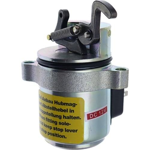 Fuel Shut Off Solenoid 6686715 for Bobcat 863 864 873 883 Deutz Skid Steer