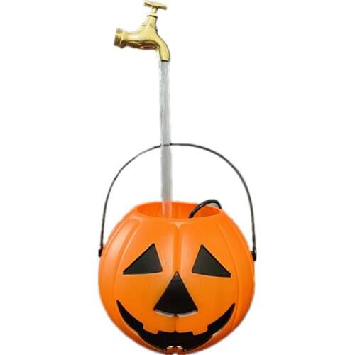 Halloween Invisible Flowing Spout Watering Can Fountain Yard Art Decor Magic Tap Running Water Holiday Gift Usb Jdh88