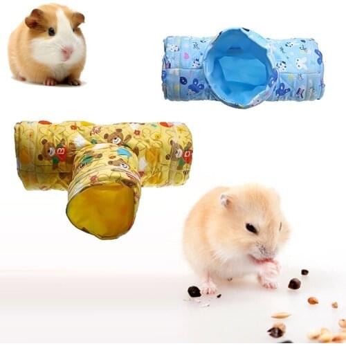Toy Pet Exercise Toy Tube Pet 1Pcs Cute 3-Way Rabbit-Guinea Small Animal Tunnel,Rabbit Ferret Hamster Guinea
