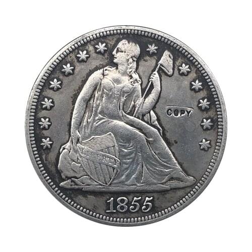 1855 Seated Liberty Dollar COINS COPY