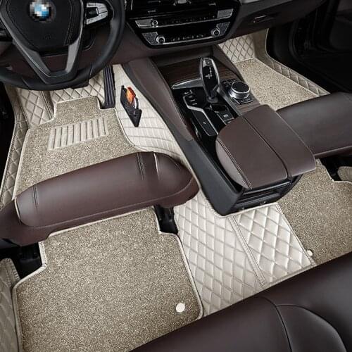 Leather car floor mats For Mini countryman r60 one cooper R50 R52 R53 R56 R57 R58 F55 F56 F57 accessories carpets rugs