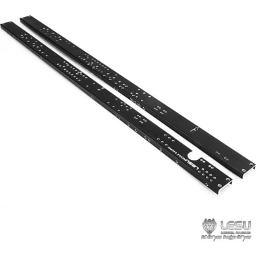 LESU Chassis Rail Set Metal for 1/14 RC SCA 6*4 Tractor Truck DIY Model