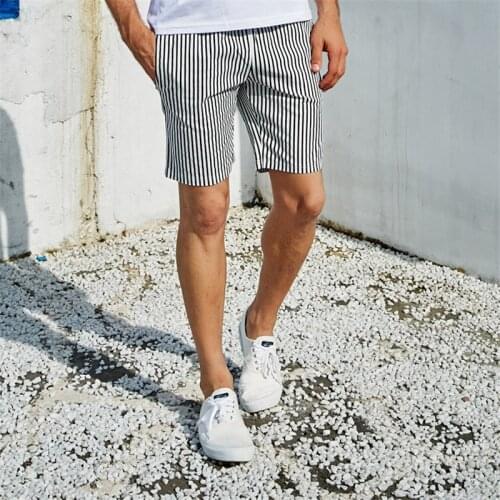 Simple man knee length home shorts