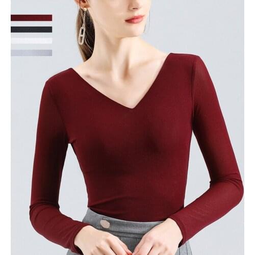 New Latin Dance Tops Women Autumn Underwear Long Sleeve T-Shirt Latin Practice Wear Dance Clothes Tango Adult Balroom Tops BI063